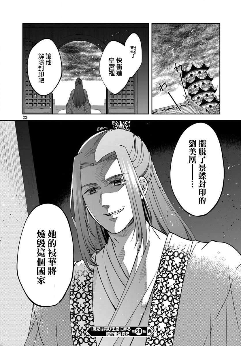 《废妃重回皇位 耀帝后宫异史》漫画最新章节第28话免费下拉式在线观看章节第【22】张图片