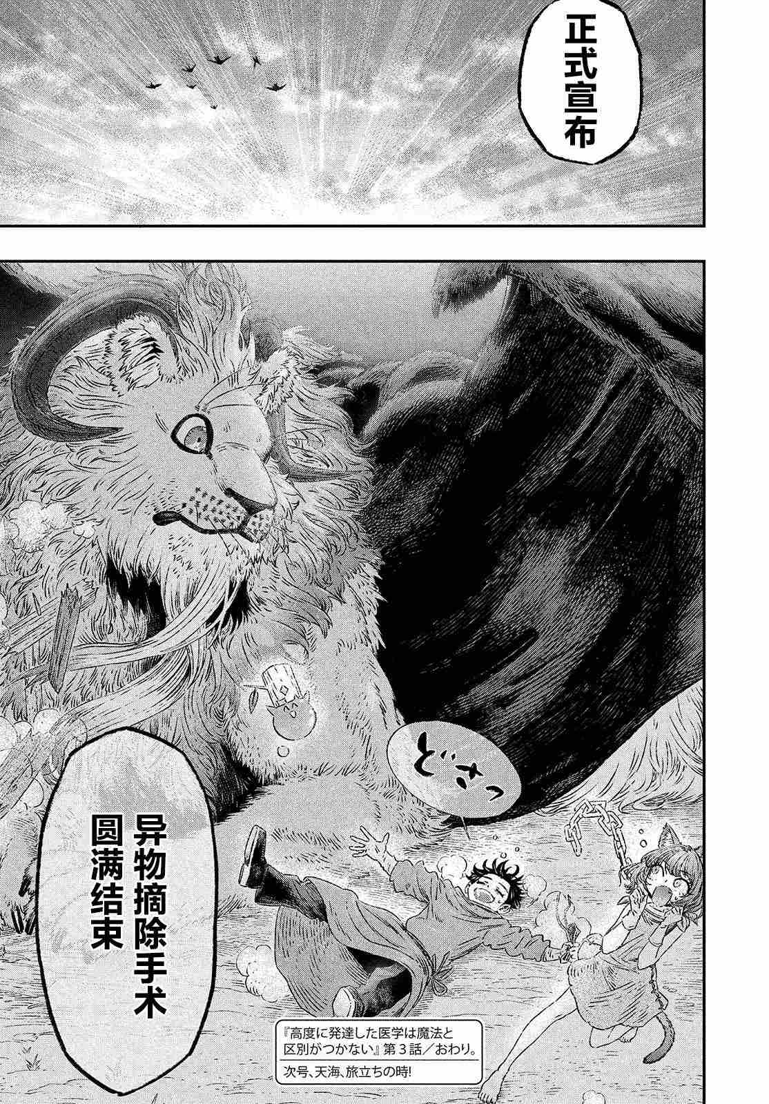 《高度发达的医学与魔法别无二致》漫画最新章节第3话免费下拉式在线观看章节第【29】张图片