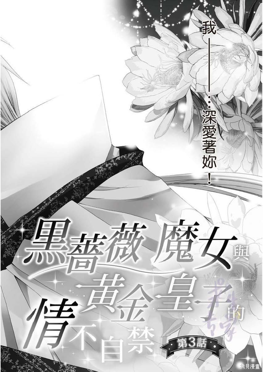 《黑蔷薇魔女与黄金皇子的情不自禁》漫画最新章节第3话免费下拉式在线观看章节第【6】张图片