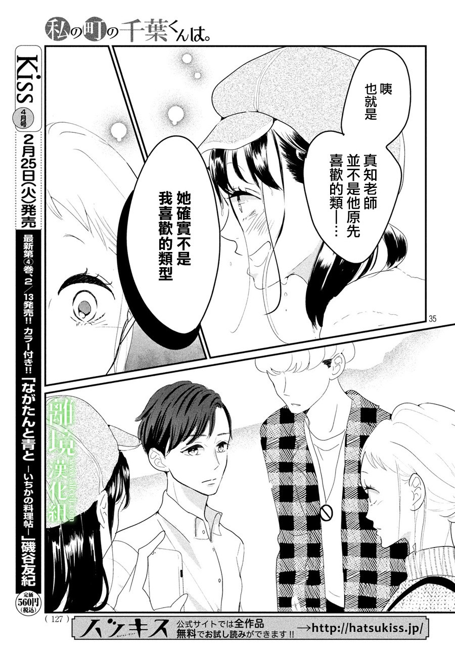 《小镇的千叶君》漫画最新章节第22话免费下拉式在线观看章节第【35】张图片