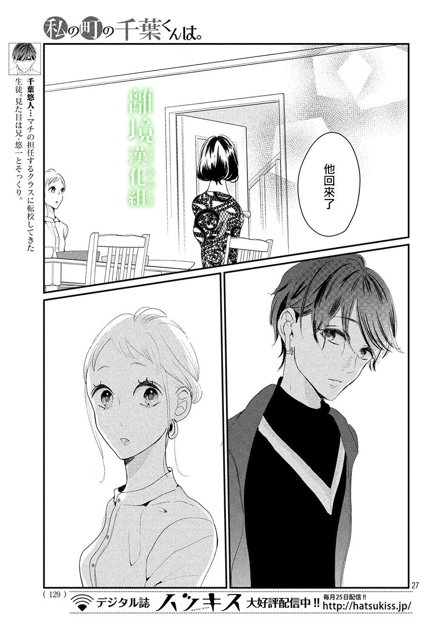 《小镇的千叶君》漫画最新章节第24话免费下拉式在线观看章节第【27】张图片