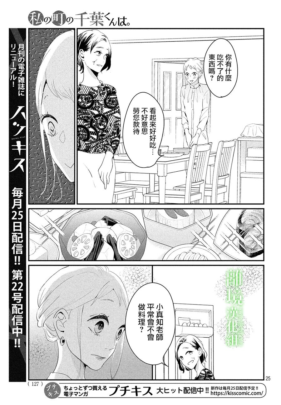 《小镇的千叶君》漫画最新章节第24话免费下拉式在线观看章节第【25】张图片