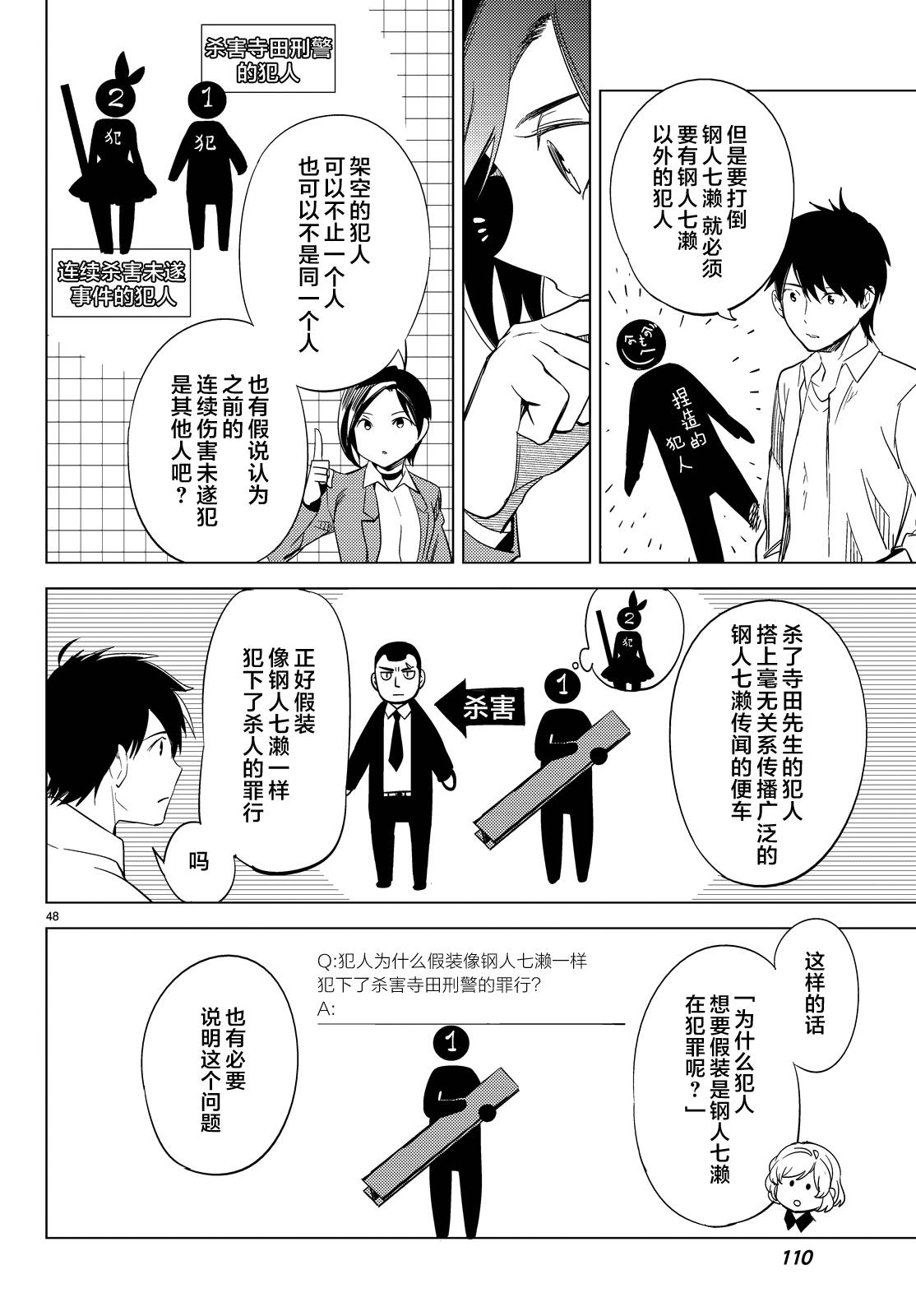 《虚构推理》漫画最新章节第7话 钢人七濑攻略战准备免费下拉式在线观看章节第【51】张图片