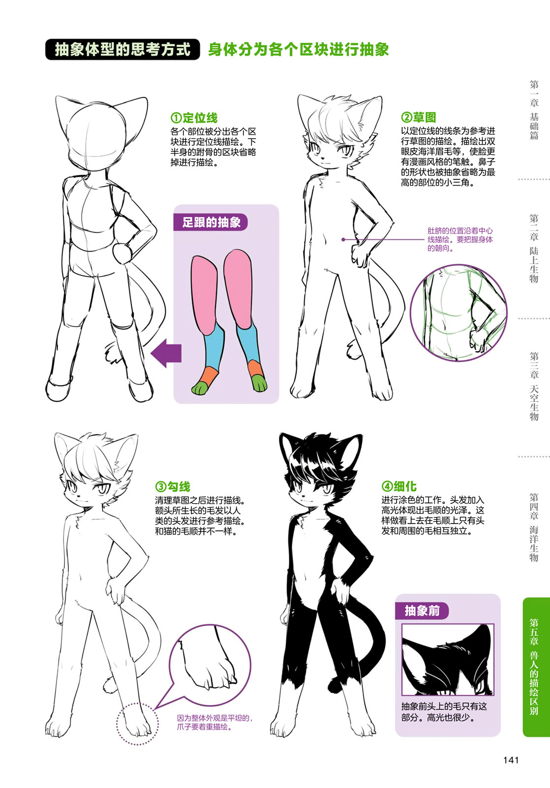 《兽人的描绘方法 -从真实系兽人到抽象系兽人》漫画最新章节第4话 海洋生物免费下拉式在线观看章节第【27】张图片