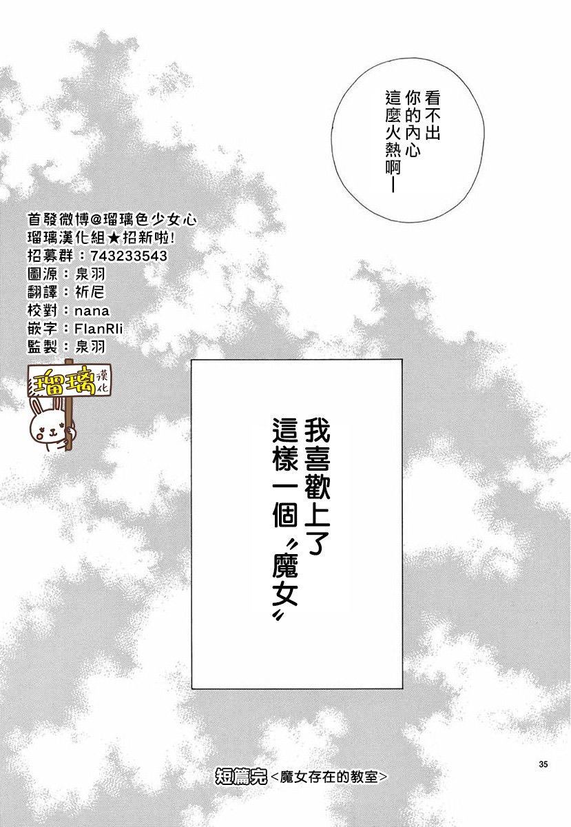 《魔女存在的教室》漫画最新章节第1话免费下拉式在线观看章节第【35】张图片