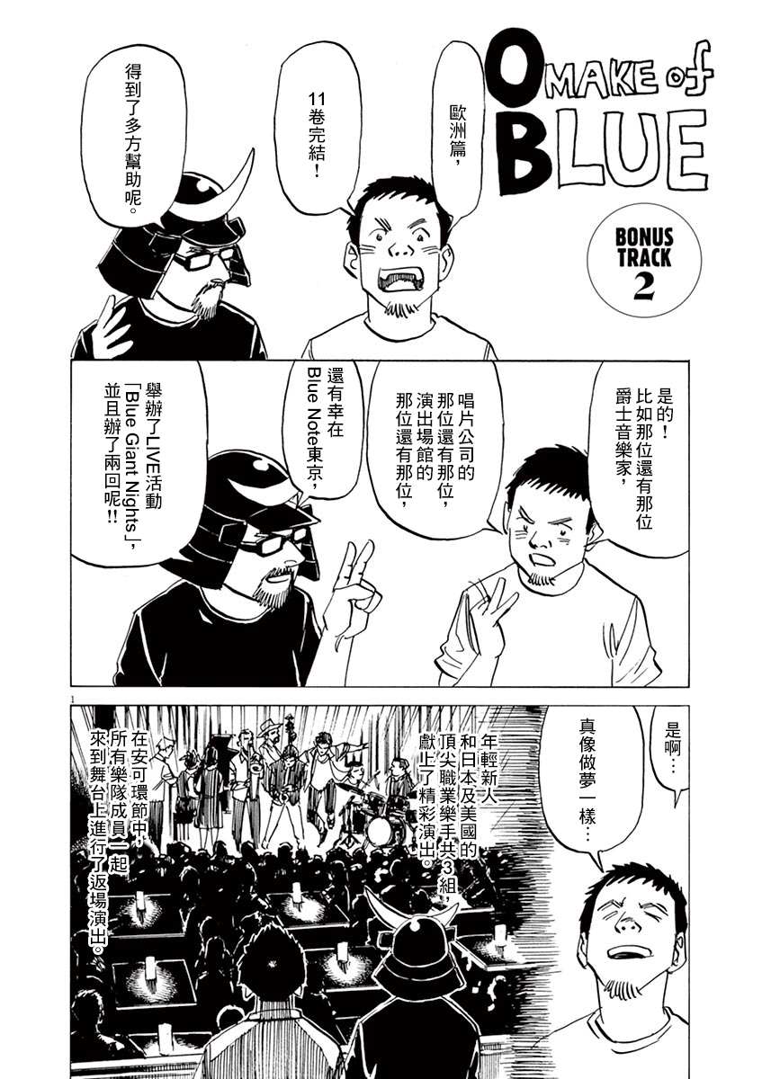 《BLUE GIANT》漫画最新章节第二部第11卷omake免费下拉式在线观看章节第【4】张图片