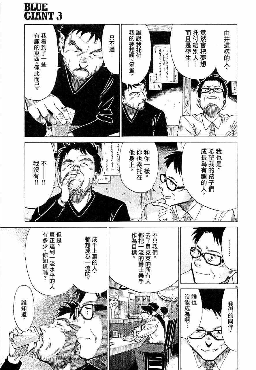 《BLUE GIANT》漫画最新章节第17话免费下拉式在线观看章节第【15】张图片