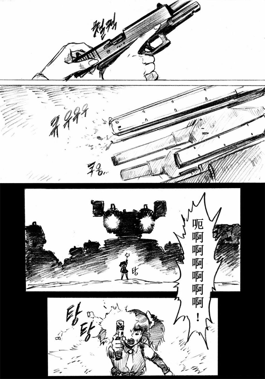 《韩国军武迷的少女前线日常》漫画最新章节重火器前线免费下拉式在线观看章节第【23】张图片