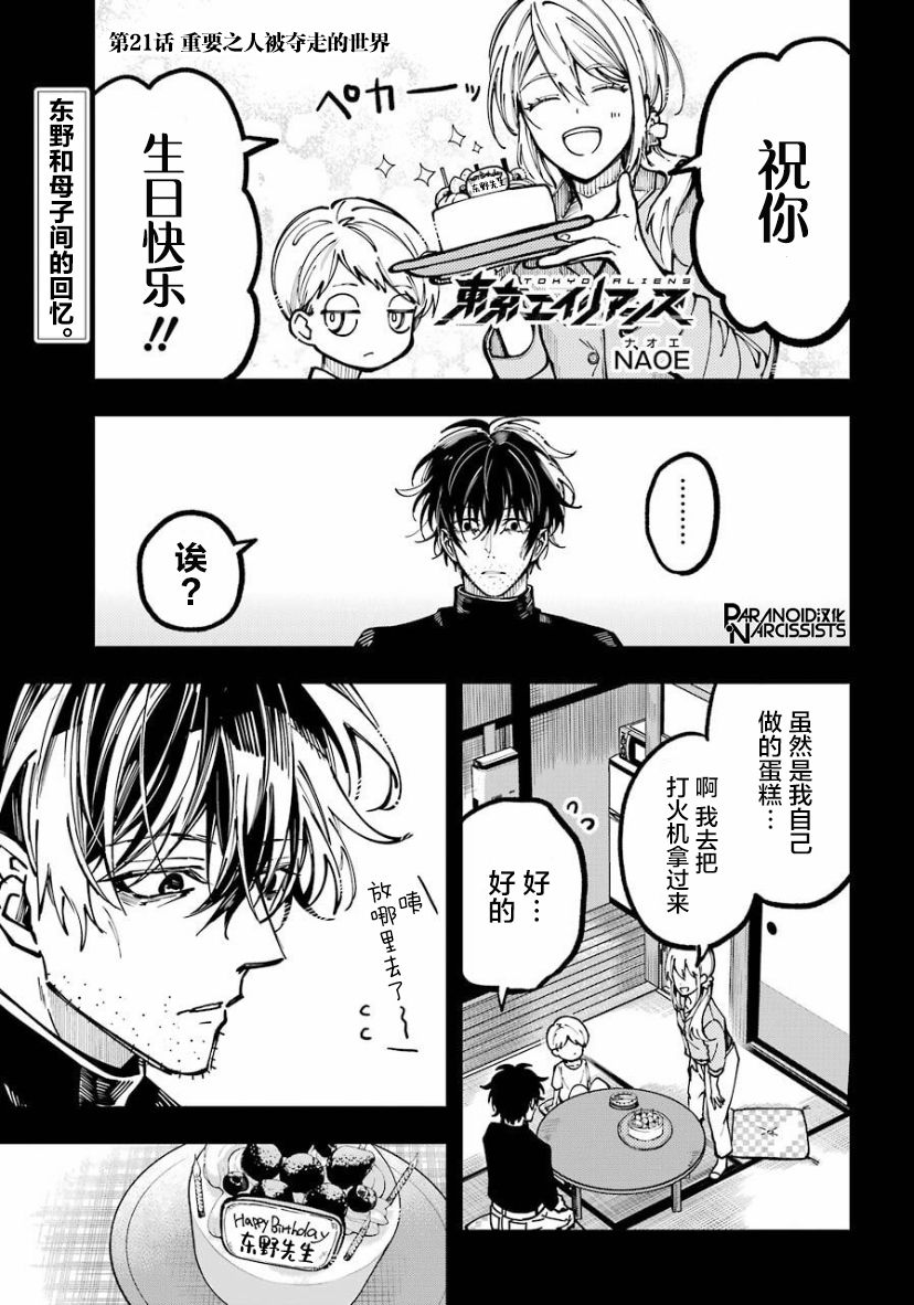 《东京异星人》漫画最新章节第21话免费下拉式在线观看章节第【1】张图片