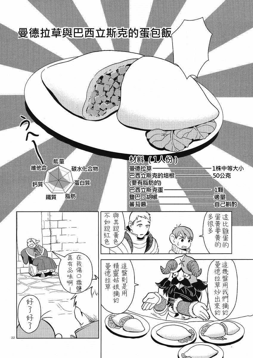 《迷宫饭》漫画最新章节第4话免费下拉式在线观看章节第【22】张图片