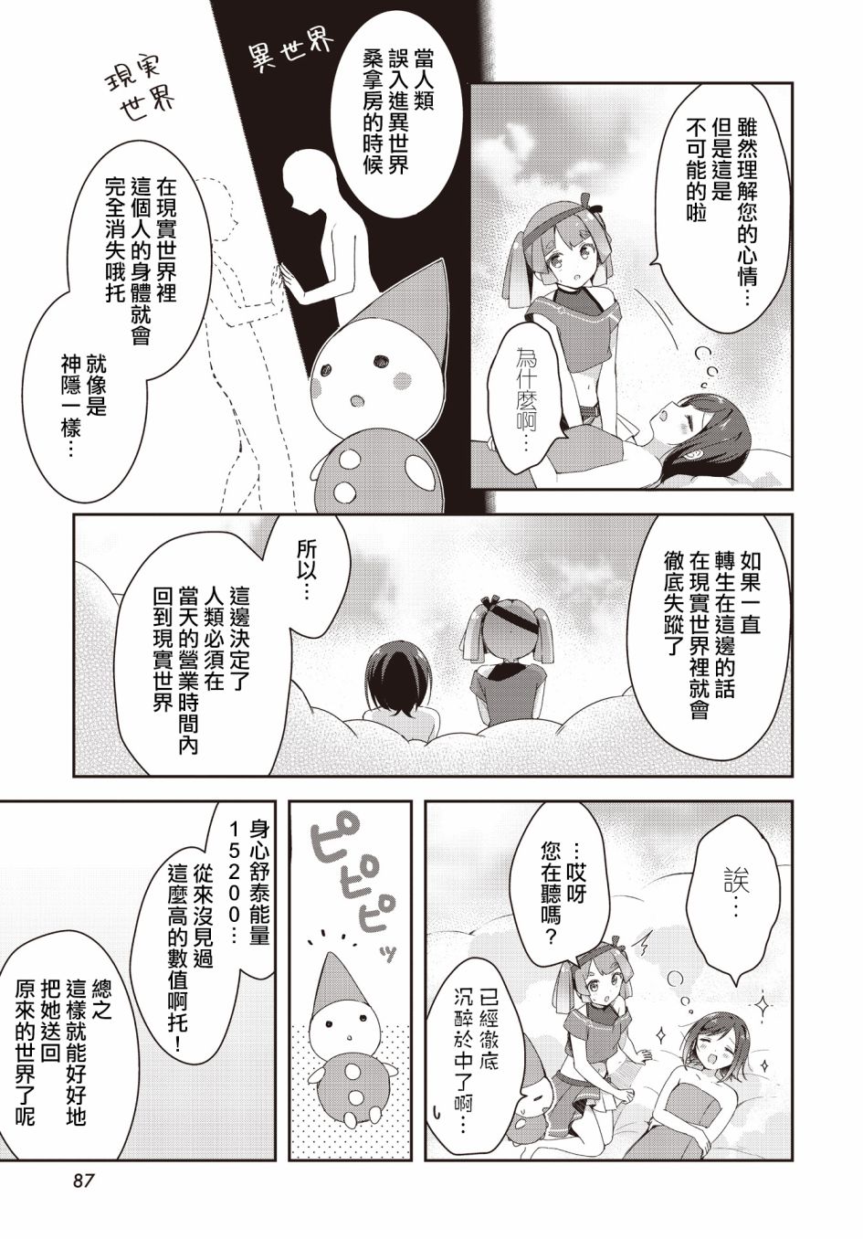 《欢迎来到异世界桑拿房！~小流奈想要身心舒泰~》漫画最新章节第1话免费下拉式在线观看章节第【25】张图片