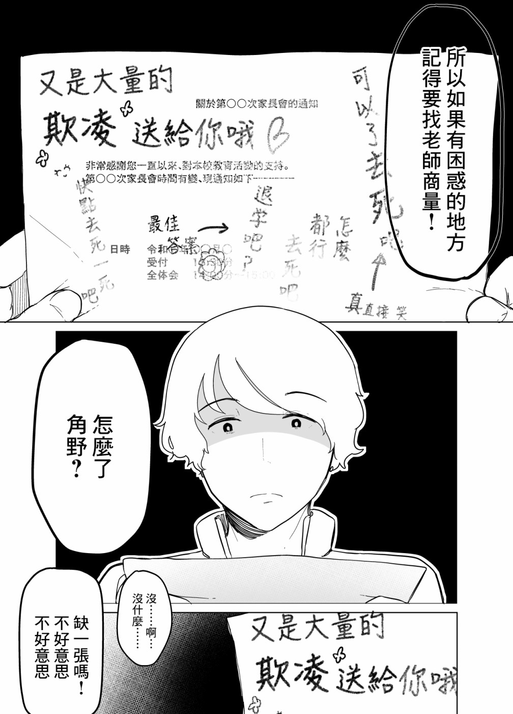 《遭受欺凌的二人被迫交往》漫画最新章节第1话免费下拉式在线观看章节第【2】张图片