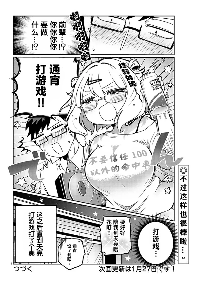 《胡桃田前辈懒惰的可爱秘密》漫画最新章节第2话免费下拉式在线观看章节第【8】张图片