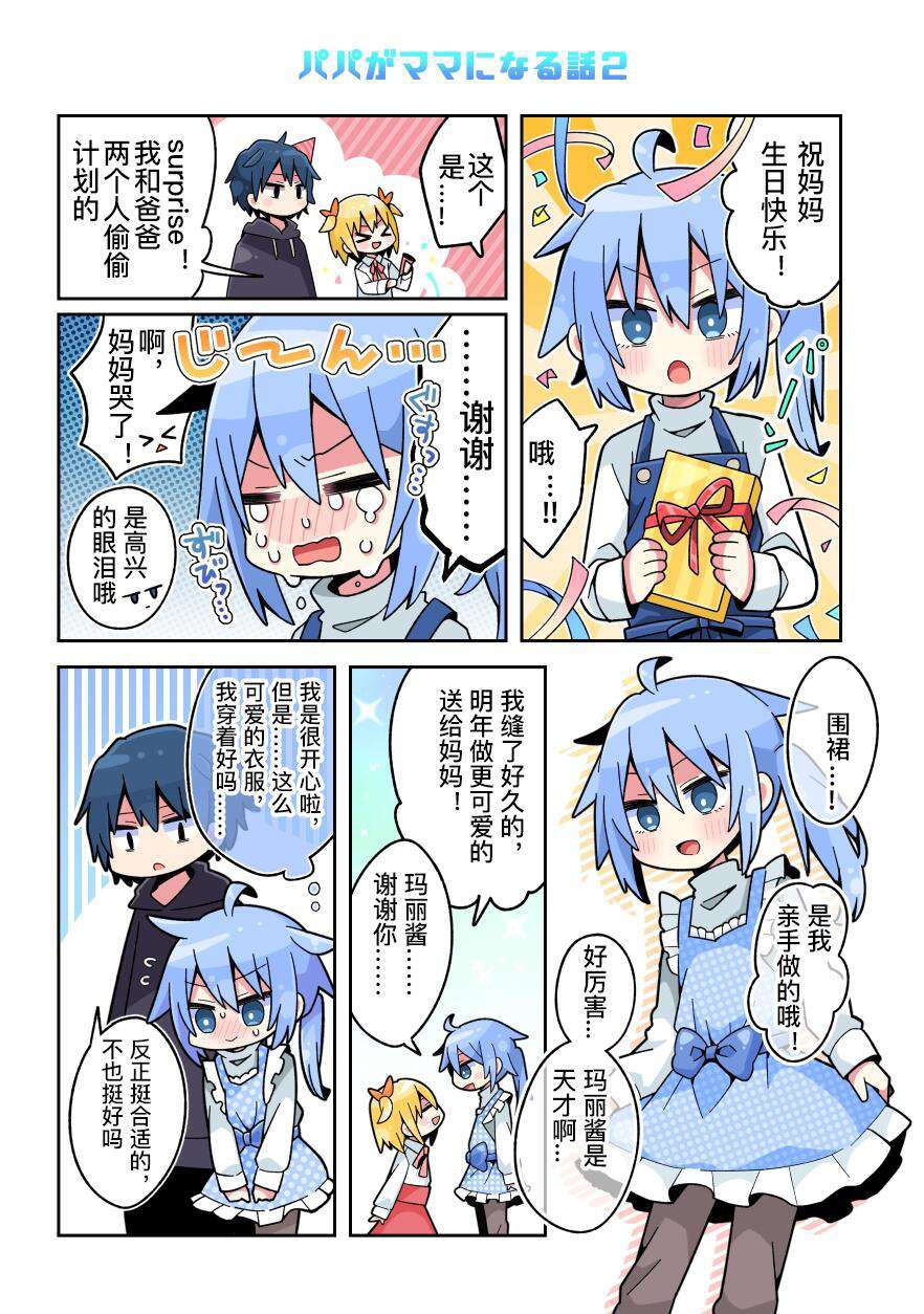《爸爸变成妈妈的故事》漫画最新章节日后谈2免费下拉式在线观看章节第【1】张图片