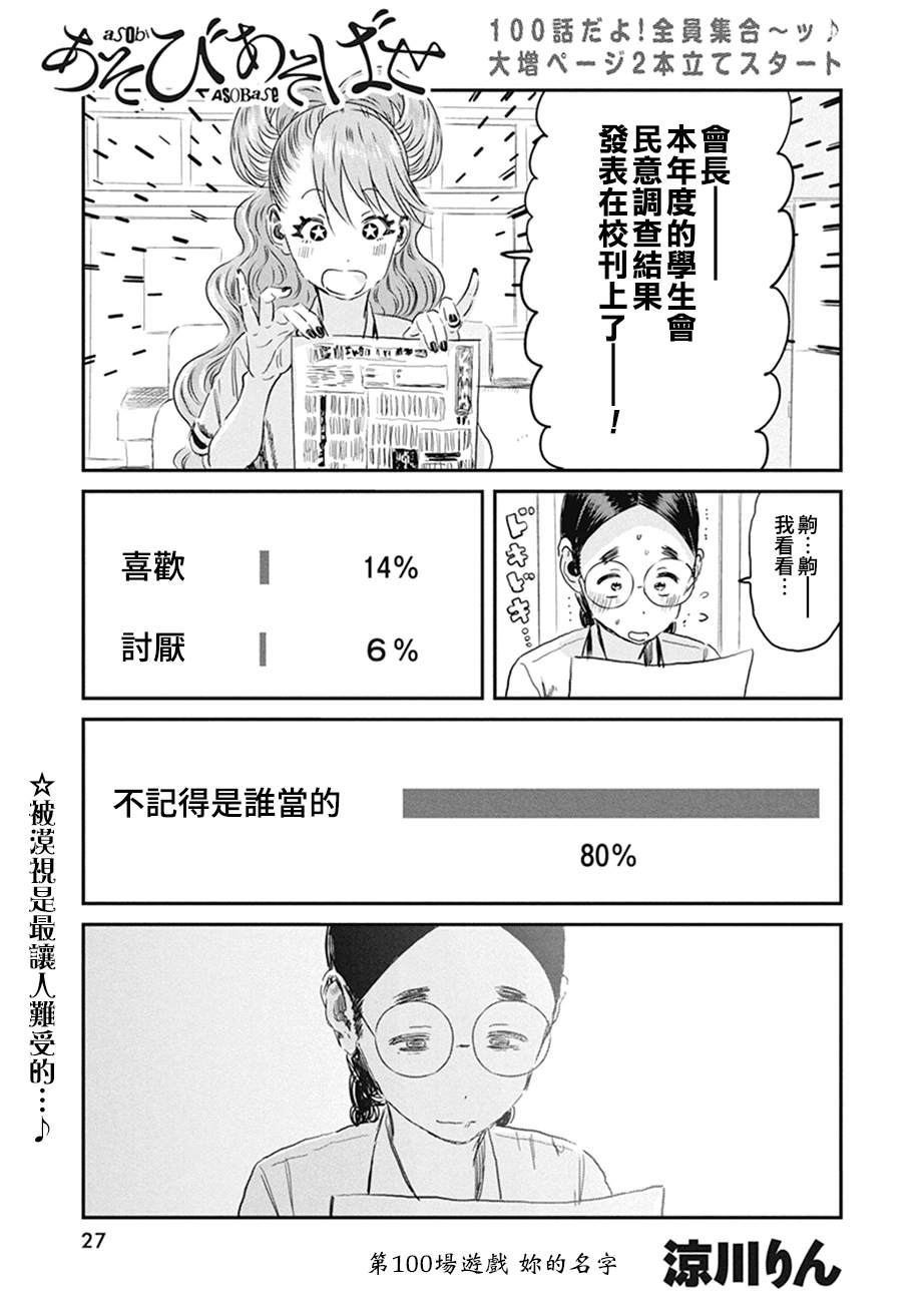 《来玩游戏吧》漫画最新章节第100话 你的名字免费下拉式在线观看章节第【1】张图片