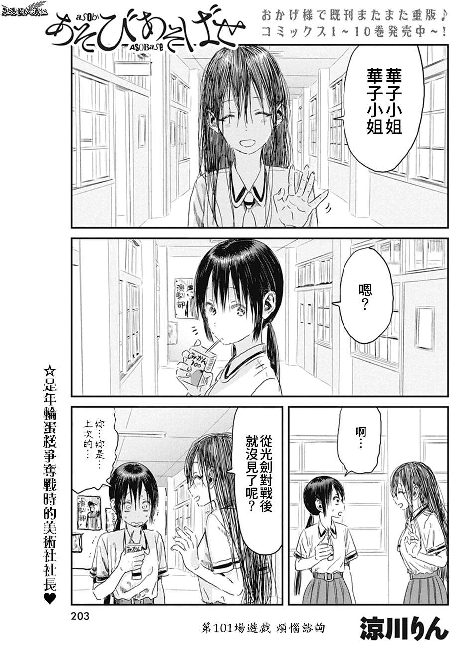 《来玩游戏吧》漫画最新章节第101话 烦恼咨询免费下拉式在线观看章节第【1】张图片