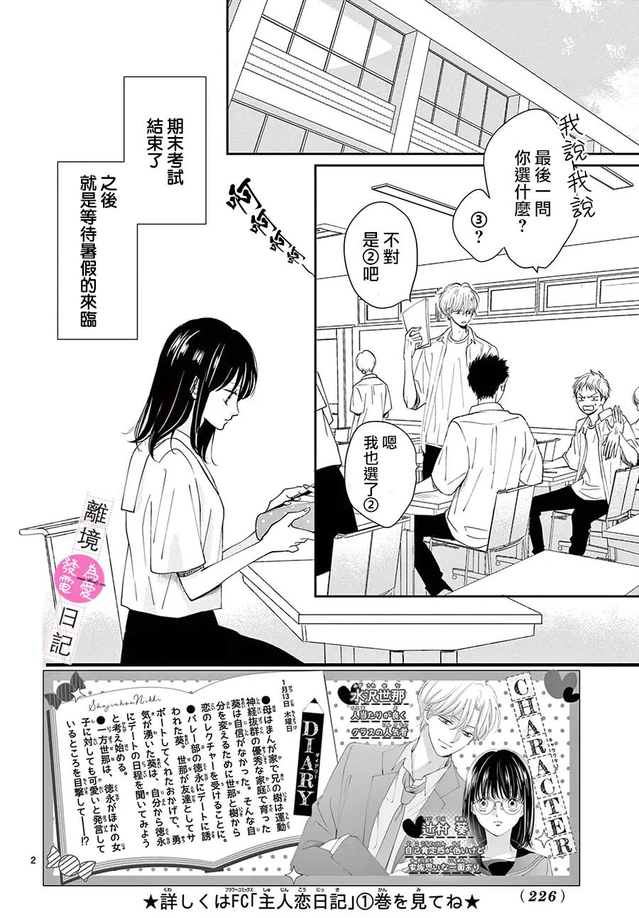 《主角恋爱日记》漫画最新章节第7话免费下拉式在线观看章节第【2】张图片