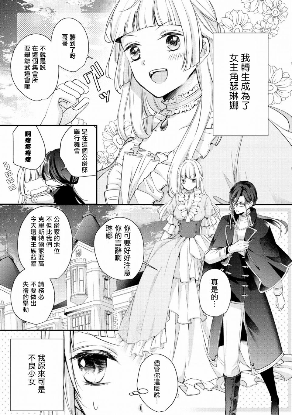 《转生成了武斗派千金》漫画最新章节第1话免费下拉式在线观看章节第【3】张图片