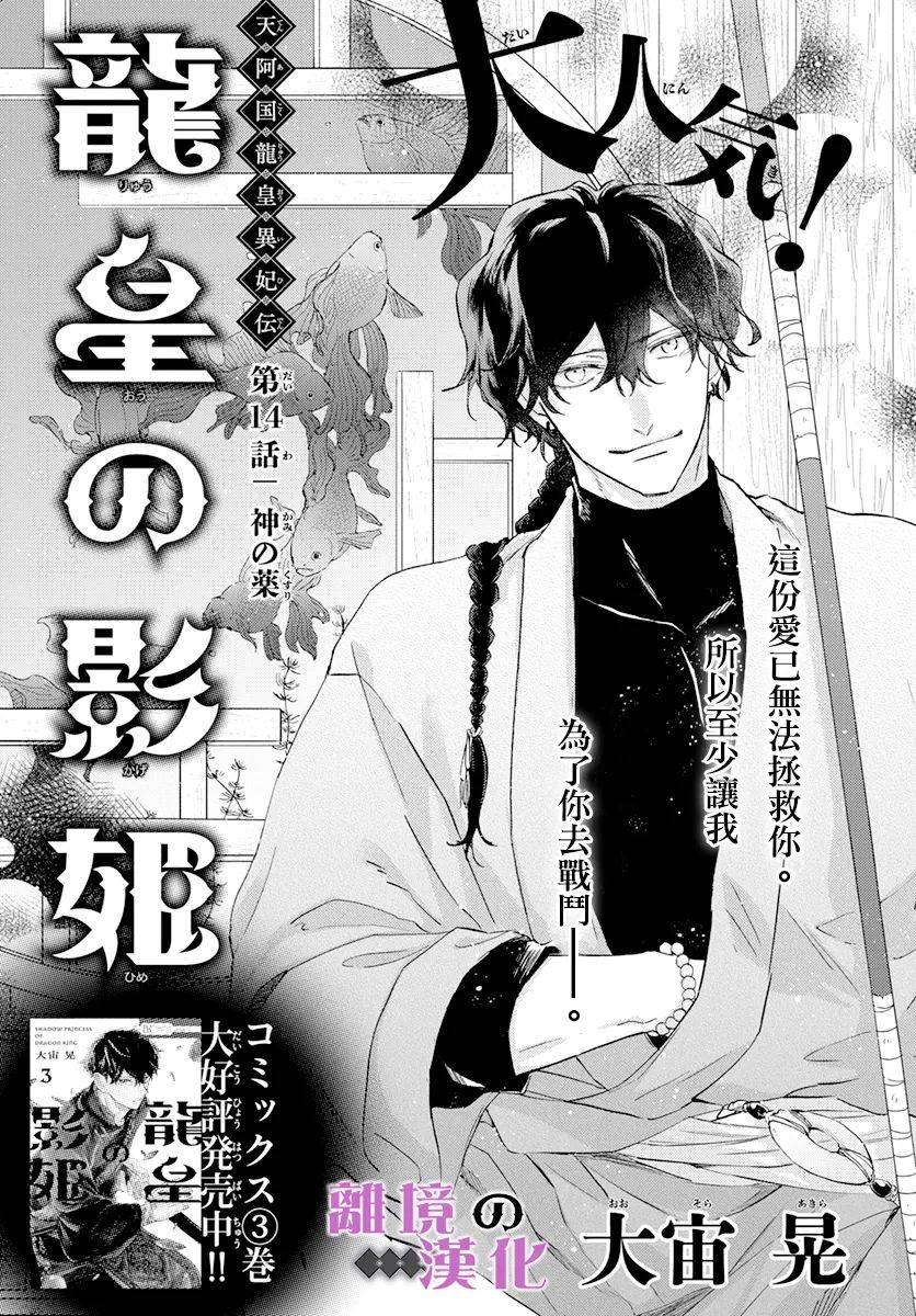 《龙皇的影姬》漫画最新章节第14话 神の药免费下拉式在线观看章节第【1】张图片