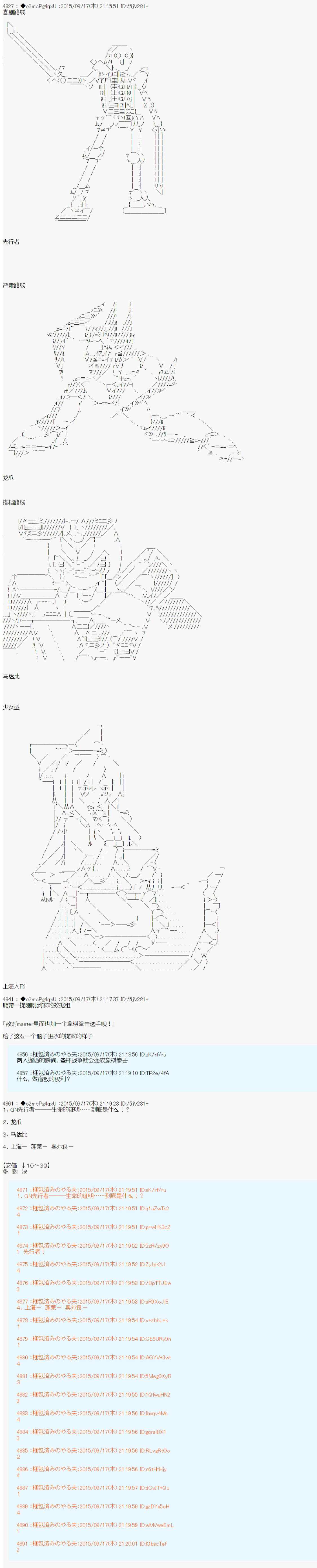 《第14次中圣杯：德齐鲁欧要来圣杯战争搞事的样子》漫画最新章节第0话 角色安价免费下拉式在线观看章节第【5】张图片