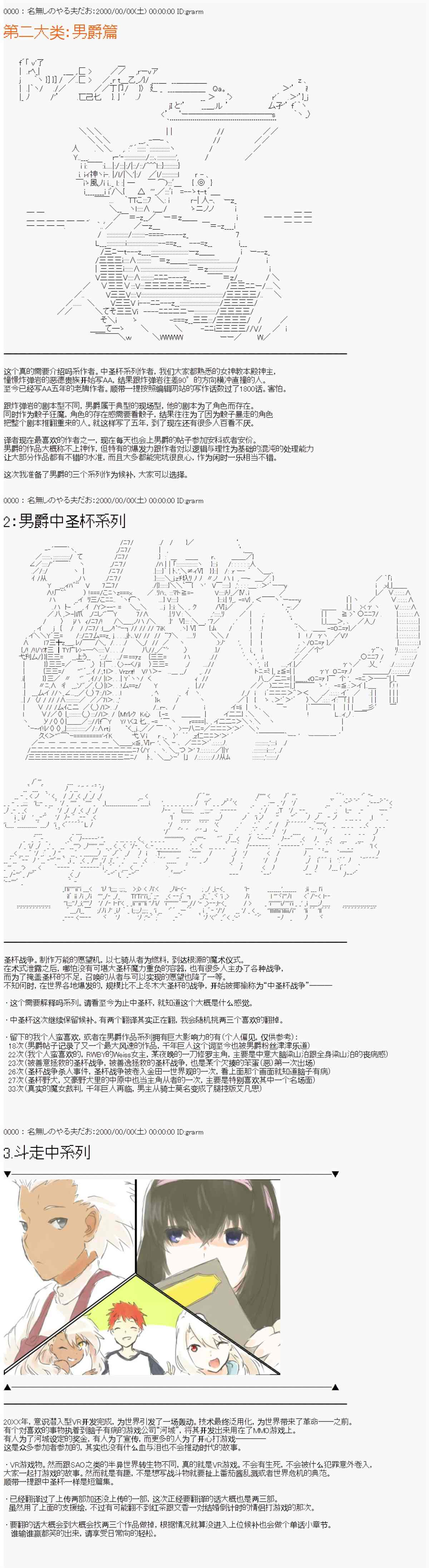 《第14次中圣杯：德齐鲁欧要来圣杯战争搞事的样子》漫画最新章节第四次新坑候补投票免费下拉式在线观看章节第【2】张图片