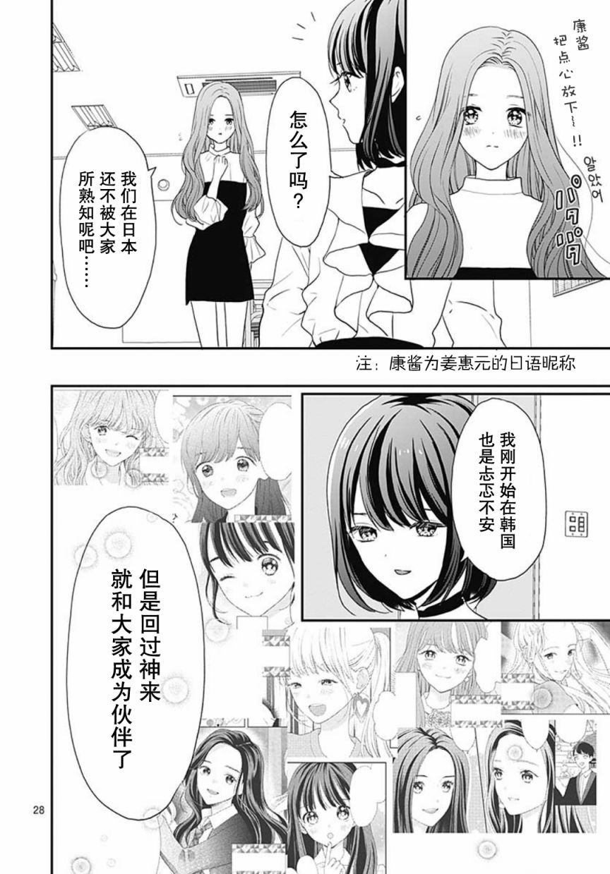 《IZ*ONE~直到我们成为一体~》漫画最新章节第1话免费下拉式在线观看章节第【28】张图片