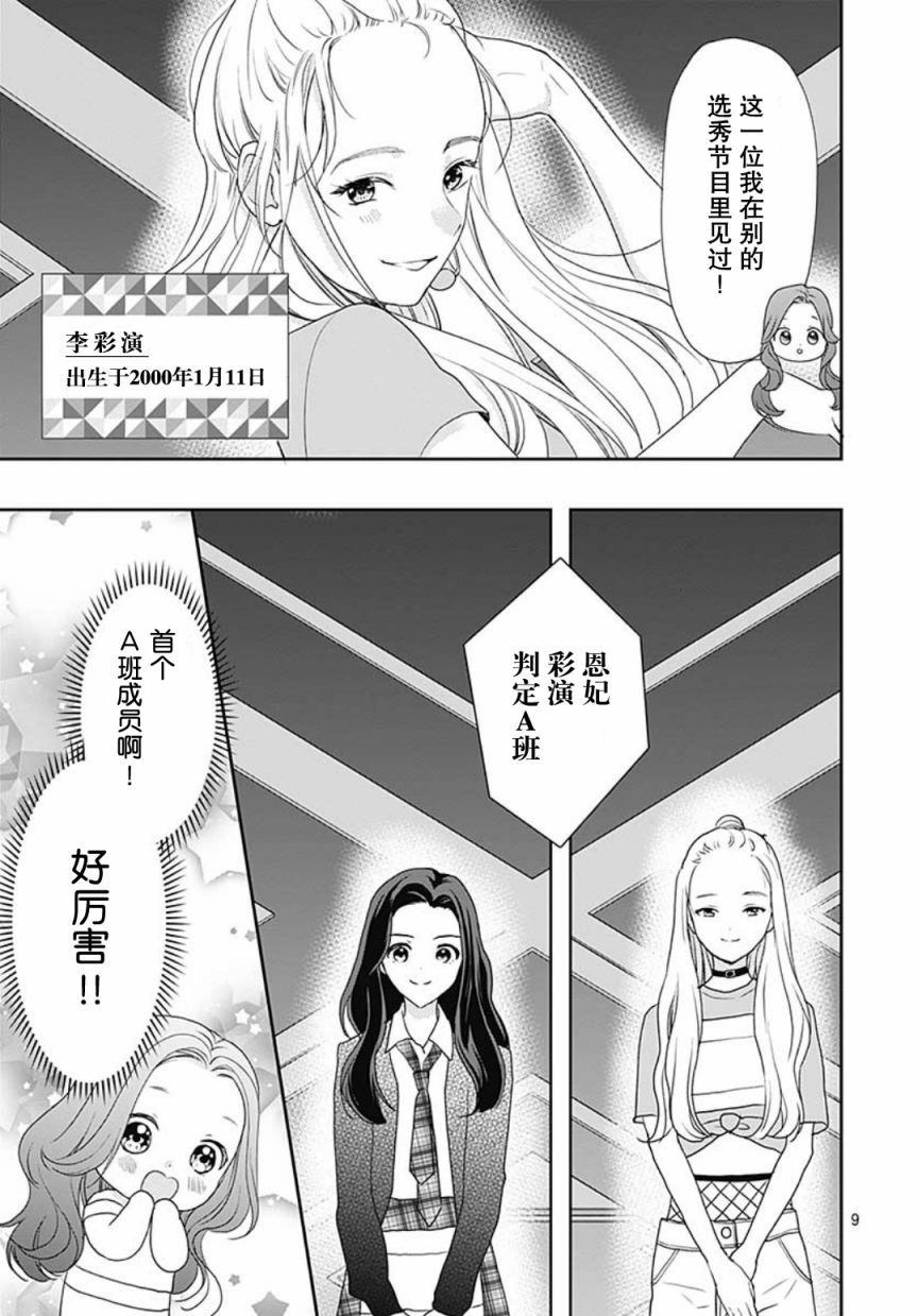 《IZ*ONE~直到我们成为一体~》漫画最新章节第1话免费下拉式在线观看章节第【9】张图片