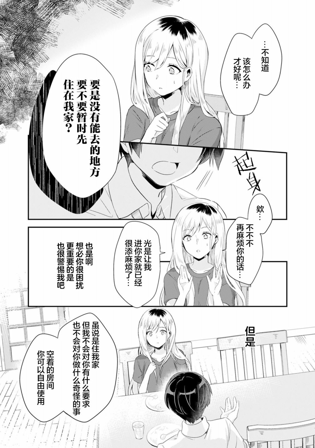 《收留孤身一人的同班辣妹，并使之化身清纯美女》漫画最新章节第1.3话免费下拉式在线观看章节第【6】张图片