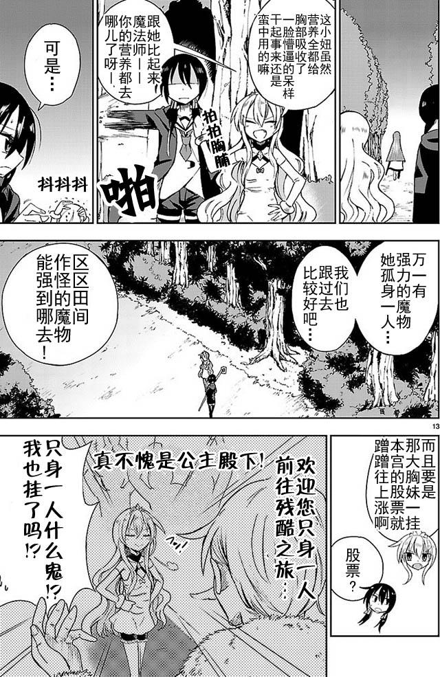 《你要不是公主我早揍你了》漫画最新章节第2话免费下拉式在线观看章节第【13】张图片