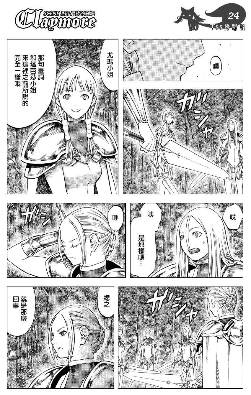 《Claymore大剑》漫画最新章节第130话免费下拉式在线观看章节第【22】张图片