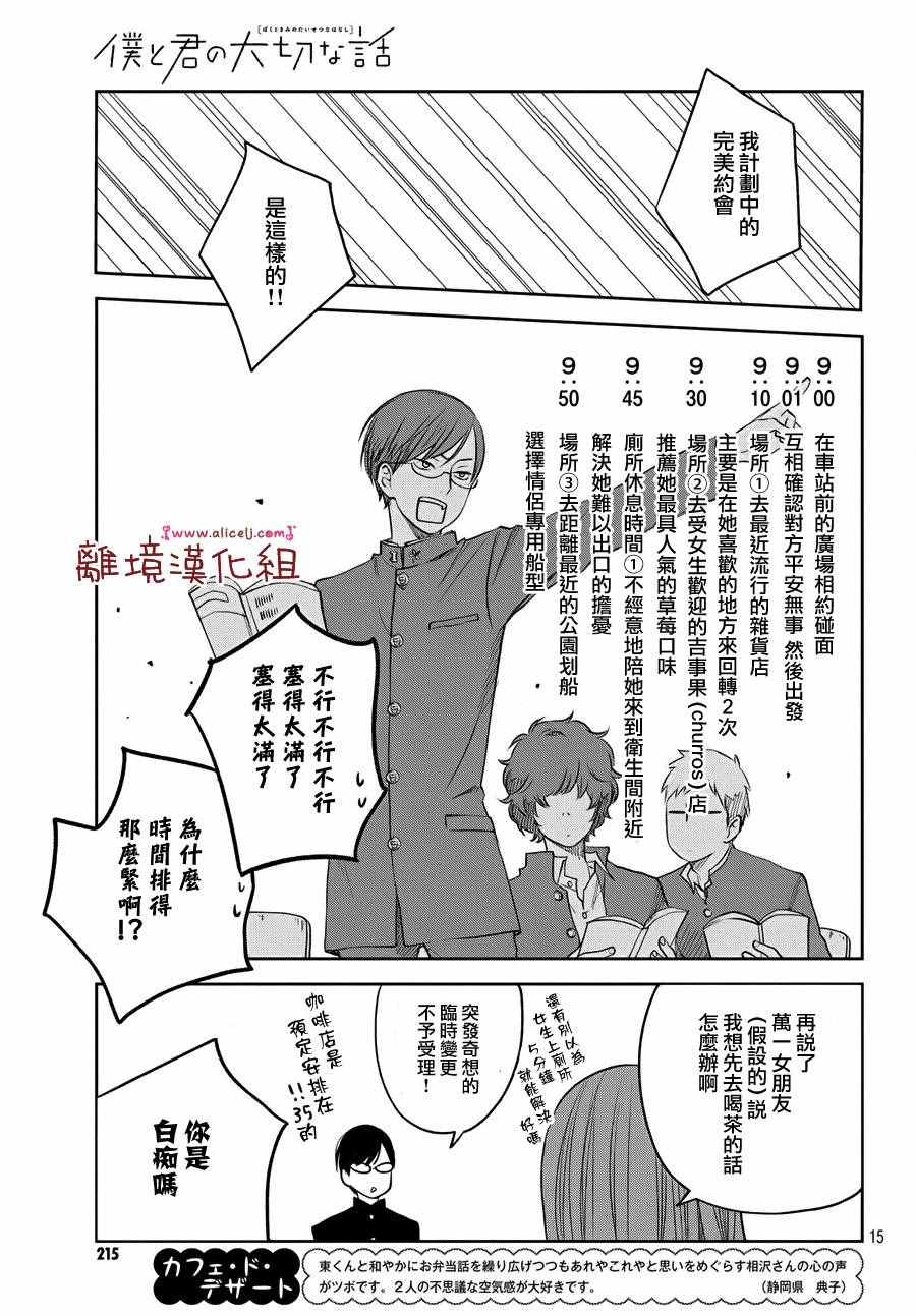《我与你的重要谈话》漫画最新章节第10话免费下拉式在线观看章节第【15】张图片