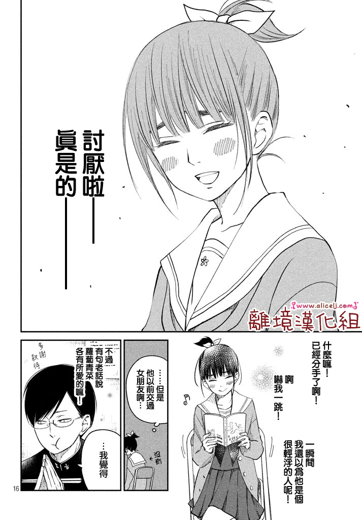 《我与你的重要谈话》漫画最新章节第14话 文艺少女独自在塔上跳舞免费下拉式在线观看章节第【17】张图片