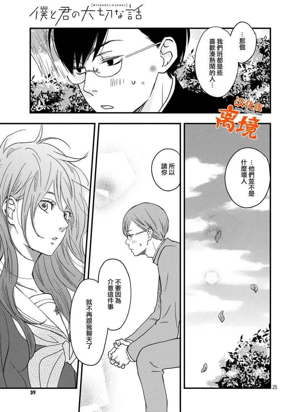 《我与你的重要谈话》漫画最新章节第7话免费下拉式在线观看章节第【25】张图片