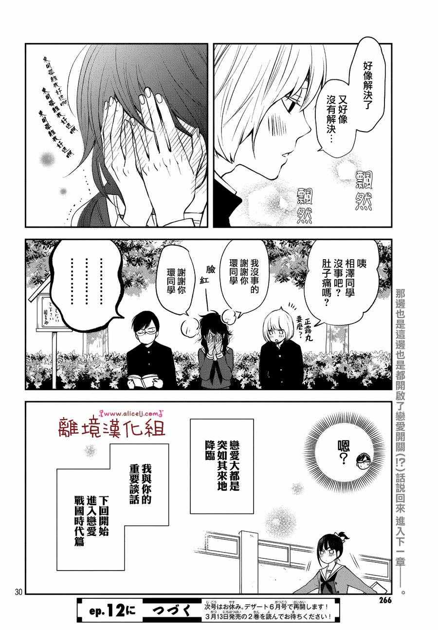 《我与你的重要谈话》漫画最新章节第11话免费下拉式在线观看章节第【30】张图片
