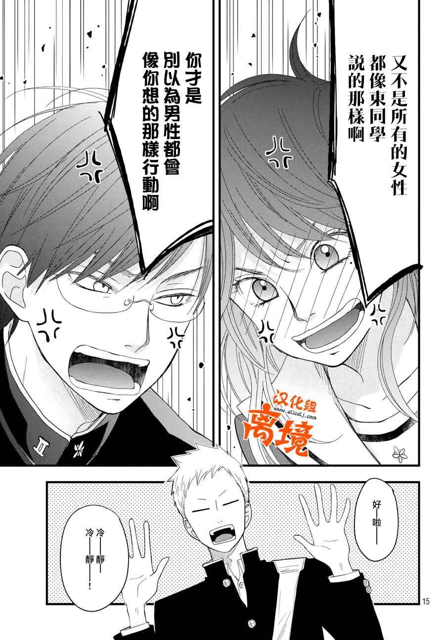 《我与你的重要谈话》漫画最新章节第4话 商量男免费下拉式在线观看章节第【15】张图片