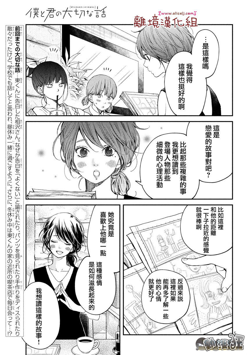 《我与你的重要谈话》漫画最新章节第19话免费下拉式在线观看章节第【5】张图片