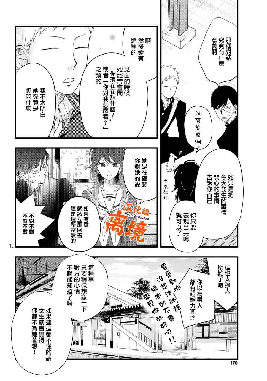 《我与你的重要谈话》漫画最新章节第4话 商量男免费下拉式在线观看章节第【12】张图片