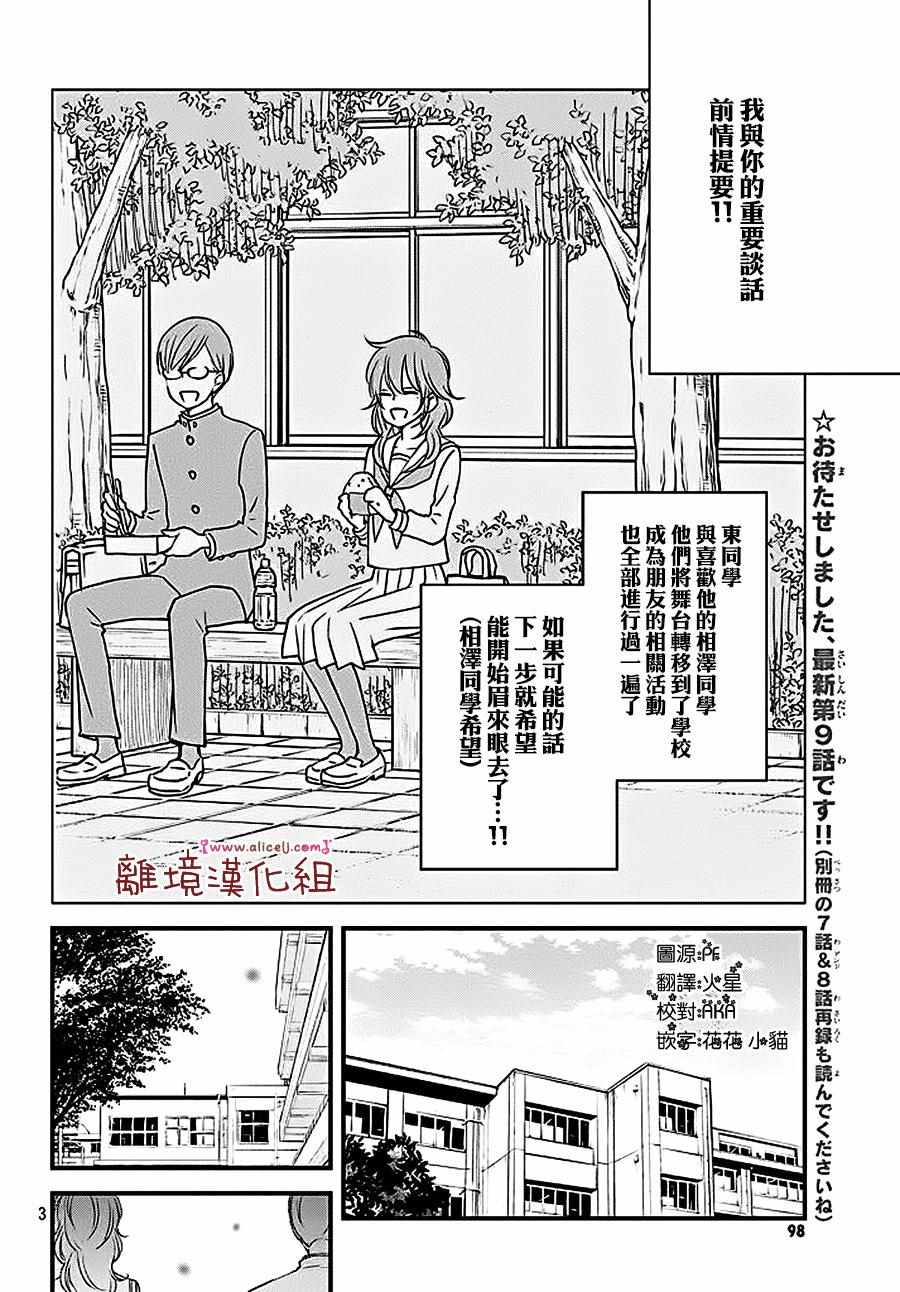 《我与你的重要谈话》漫画最新章节第9话免费下拉式在线观看章节第【4】张图片