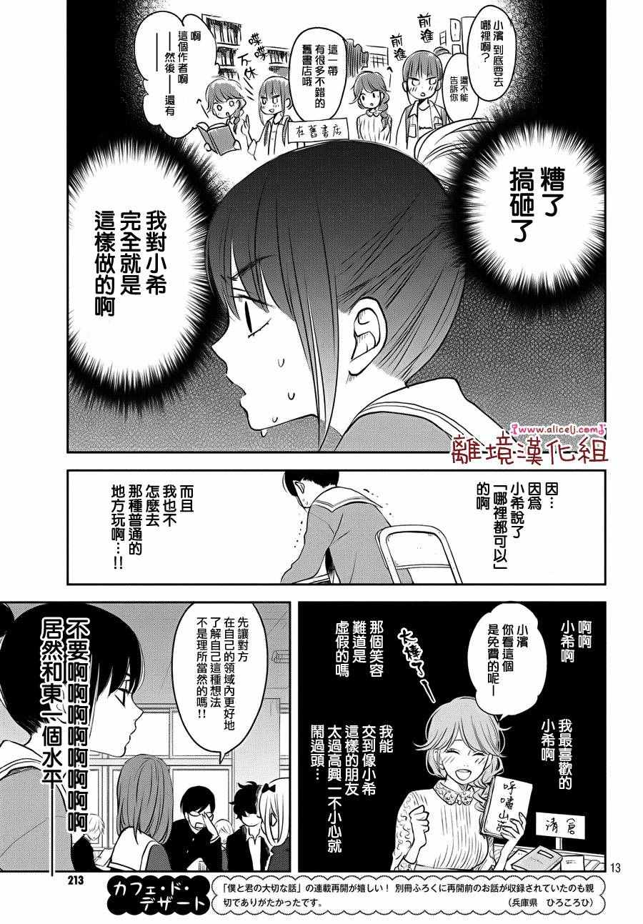 《我与你的重要谈话》漫画最新章节第10话免费下拉式在线观看章节第【13】张图片