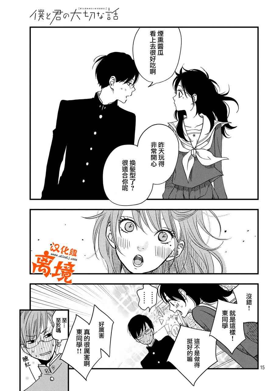 《我与你的重要谈话》漫画最新章节第5话免费下拉式在线观看章节第【15】张图片