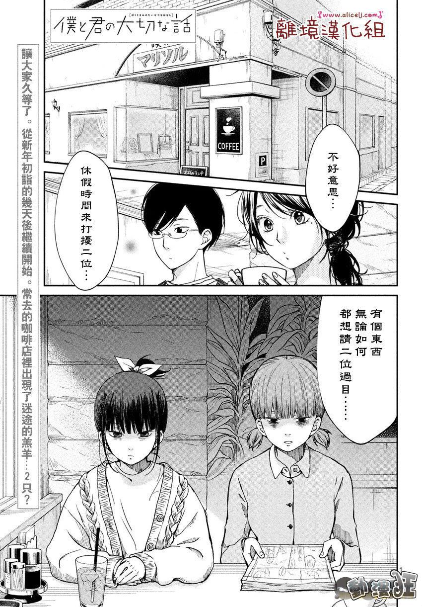 《我与你的重要谈话》漫画最新章节第19话免费下拉式在线观看章节第【1】张图片