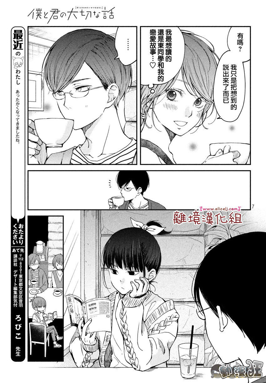 《我与你的重要谈话》漫画最新章节第19话免费下拉式在线观看章节第【7】张图片