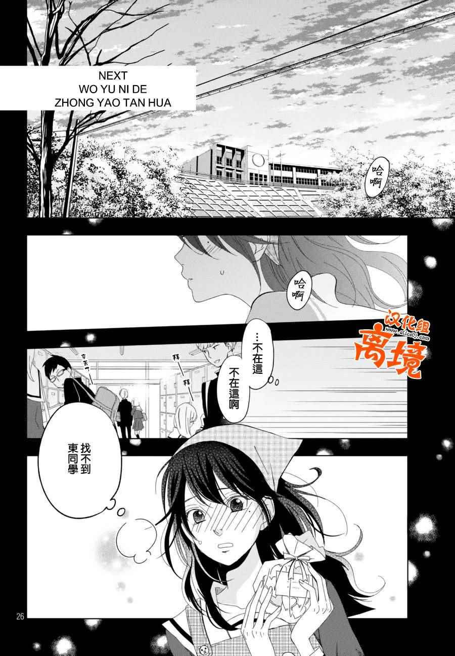 《我与你的重要谈话》漫画最新章节第3话免费下拉式在线观看章节第【27】张图片