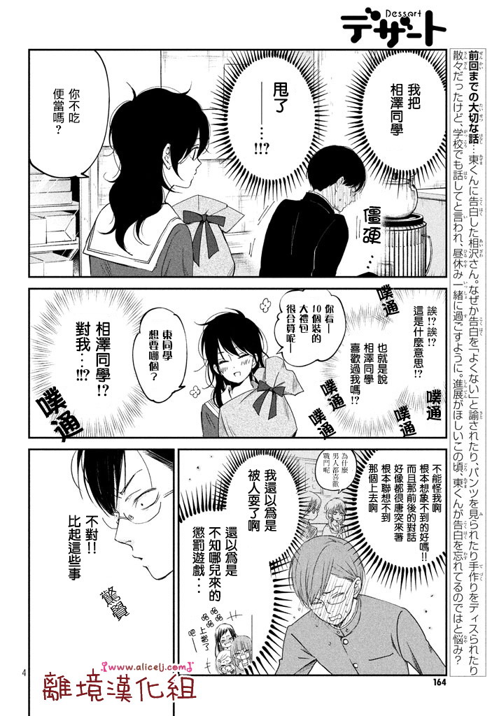 《我与你的重要谈话》漫画最新章节第16话 东同学他忘记了（后篇）免费下拉式在线观看章节第【4】张图片