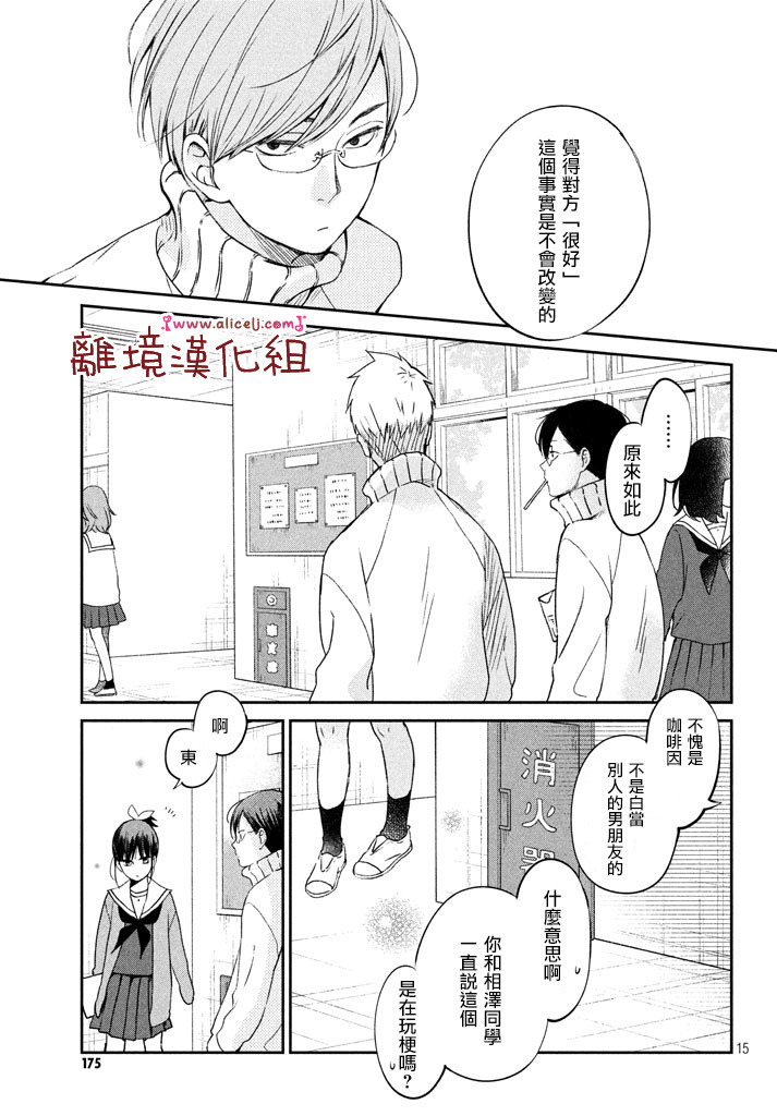 《我与你的重要谈话》漫画最新章节第16话 东同学他忘记了（后篇）免费下拉式在线观看章节第【15】张图片