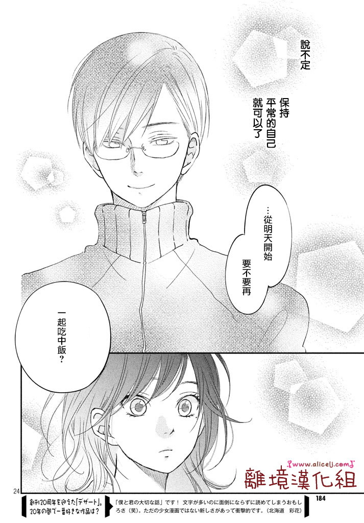 《我与你的重要谈话》漫画最新章节第16话 东同学他忘记了（后篇）免费下拉式在线观看章节第【24】张图片