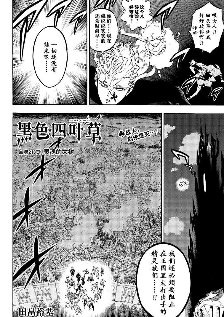 《黑色四叶草》漫画最新章节第213话 试看版免费下拉式在线观看章节第【2】张图片