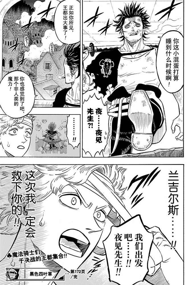 《黑色四叶草》漫画最新章节第172话 试看版免费下拉式在线观看章节第【17】张图片