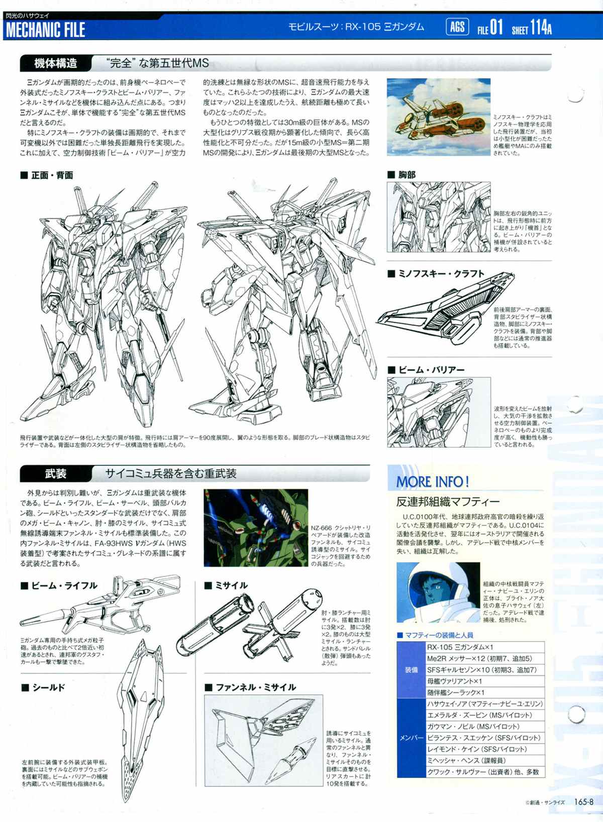 《The Official Gundam Perfect File》漫画最新章节第165话免费下拉式在线观看章节第【10】张图片