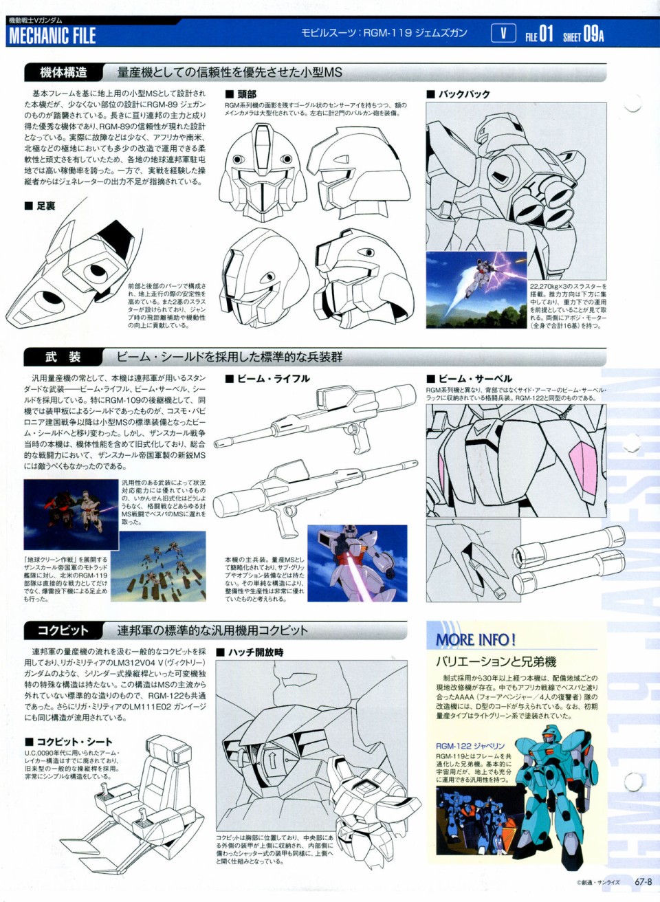 《The Official Gundam Perfect File》漫画最新章节第65-67话免费下拉式在线观看章节第【84】张图片